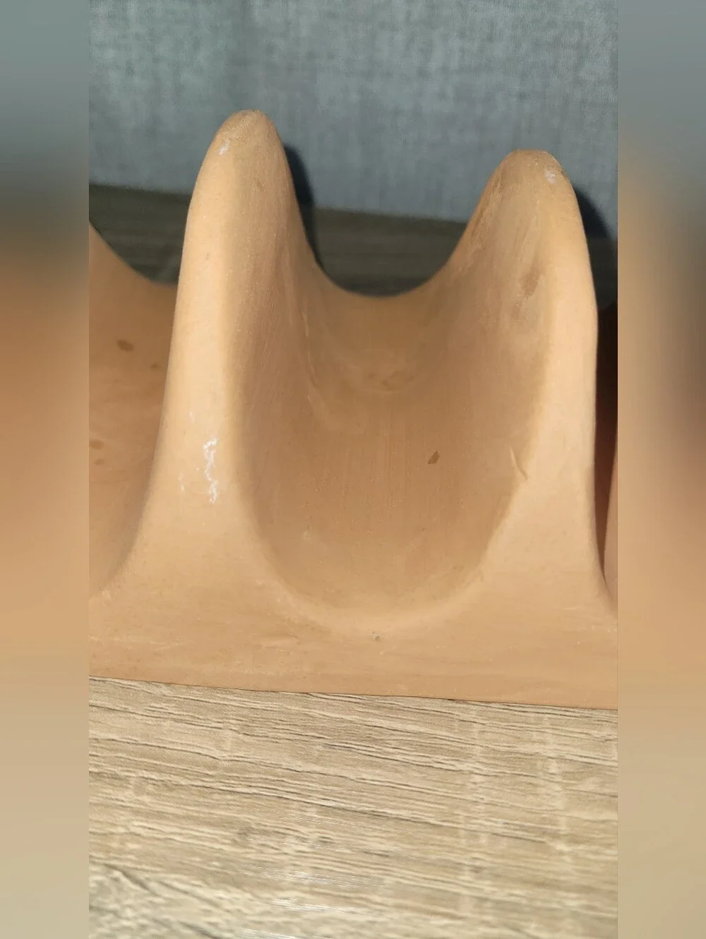 Bentson-West Terracotta Sun Accent Taco Holder Natural Terra Cotta Vintage